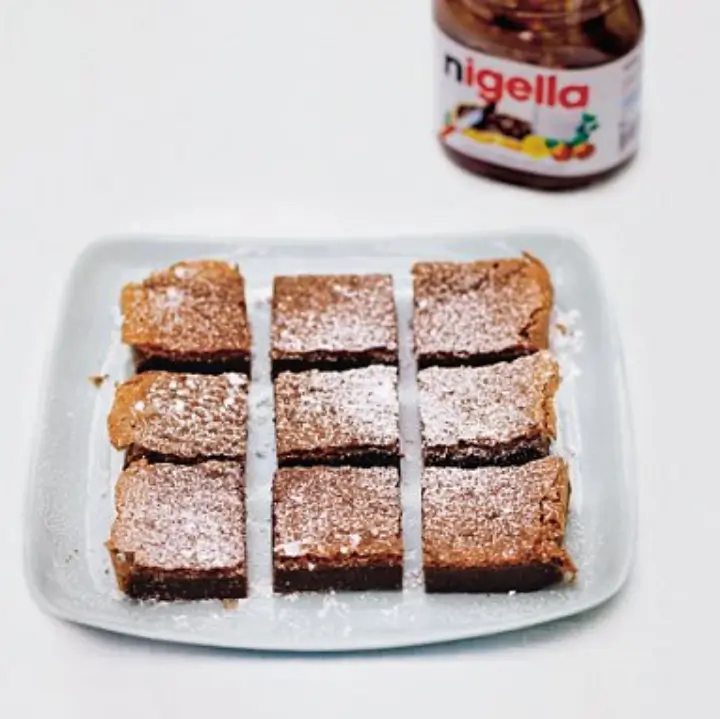 Nutella Strawberry Brownie
